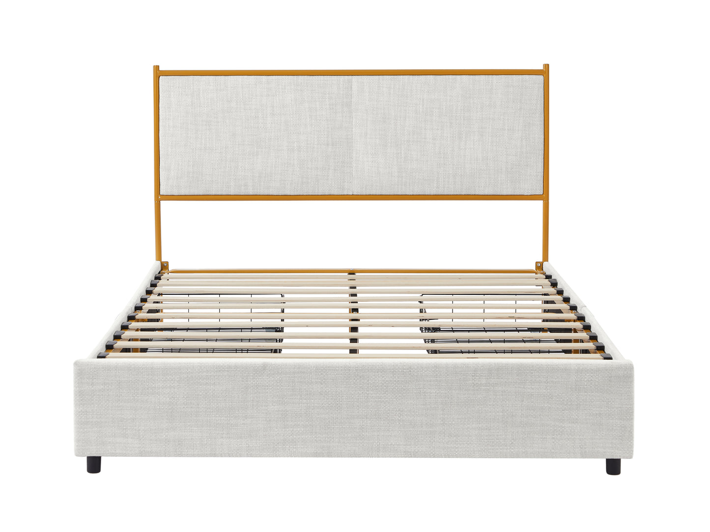 Ozzie Full Size Bed (light gray)