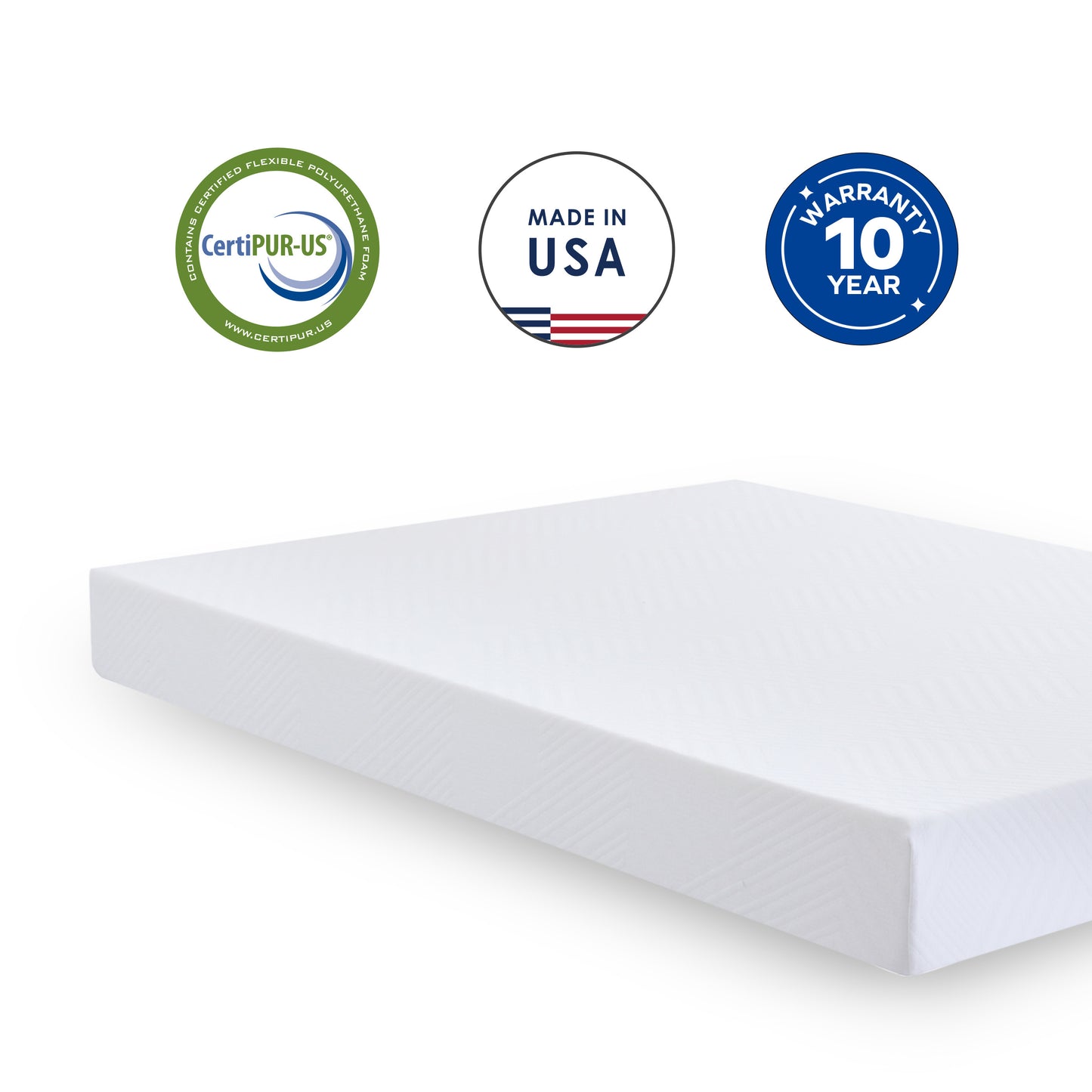 Green Tea Infused 8" Memory Foam Full Mattress