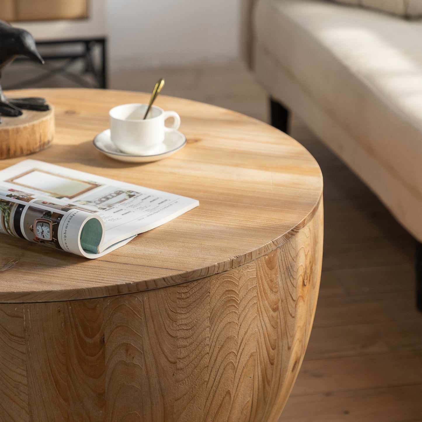 31" Vintage Bucket Coffee Table