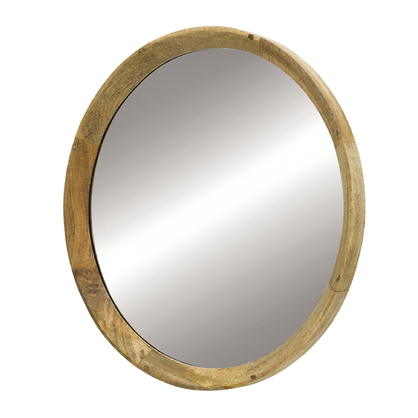 Mango Natural Wood 20 Inch Wall Mirror