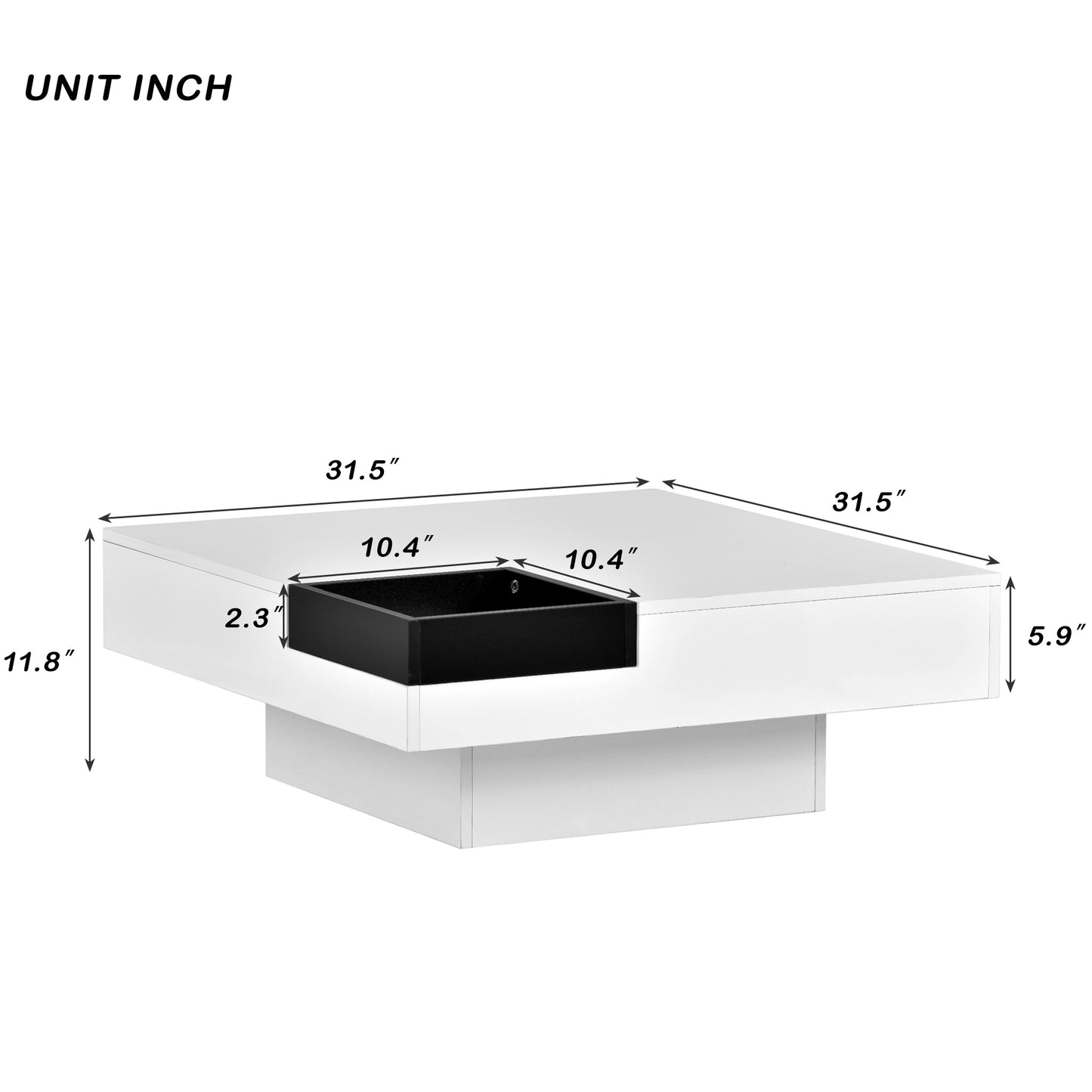 Oscar Coffee Table (white)