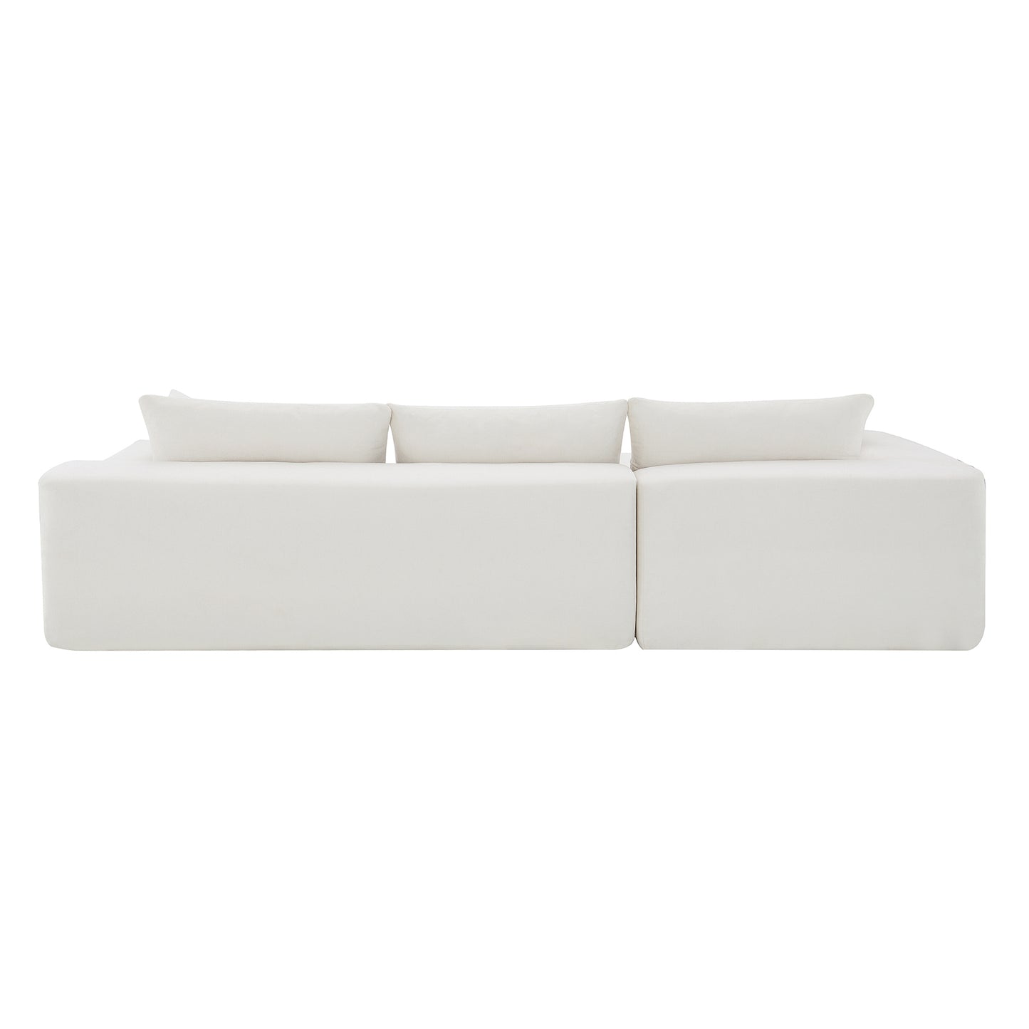 Oscar Cream 2 Piece Modular Sectional