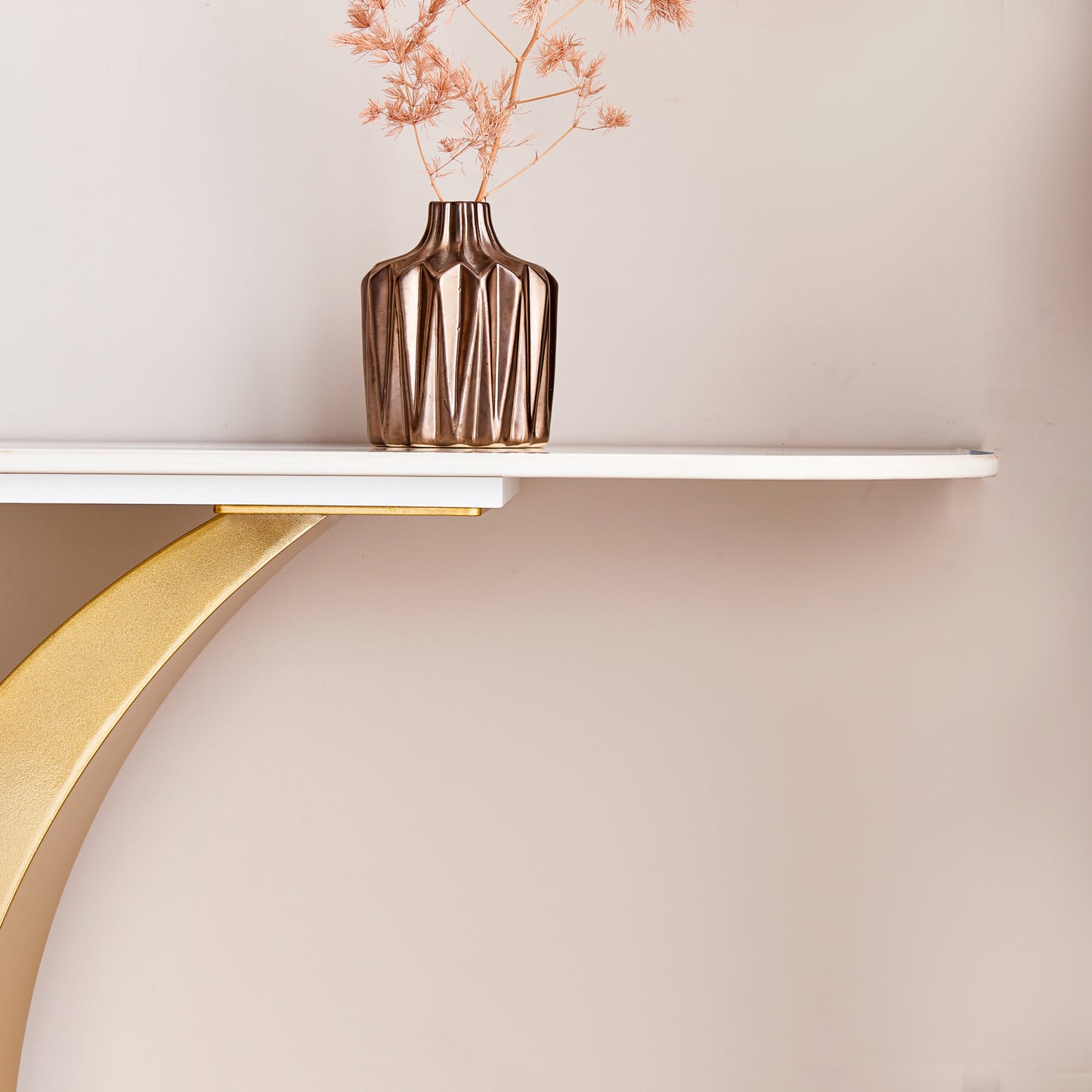 Double Moon Console Table (gold)