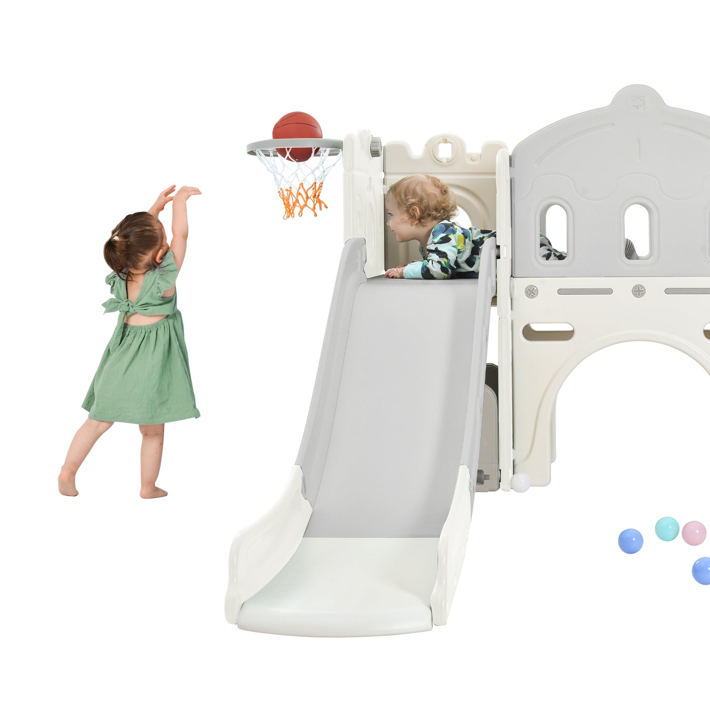 Kids Slide Play set Structure (gray)