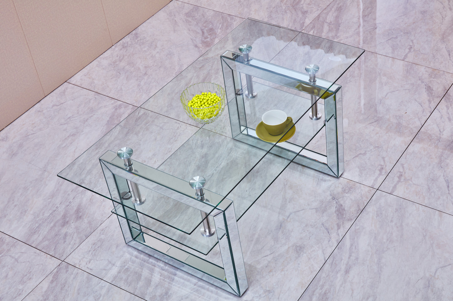 Delar Glass Coffee Table