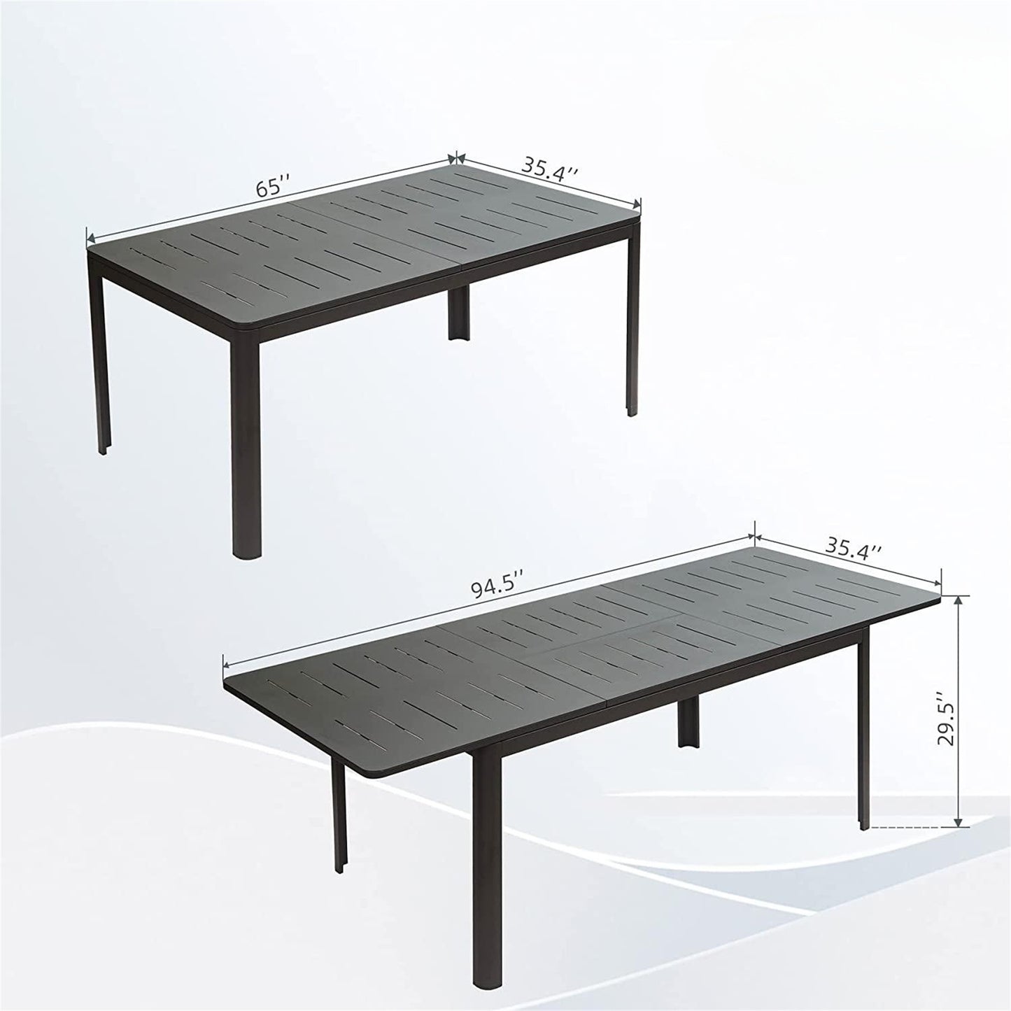 Outdoor Expandable Dining Table