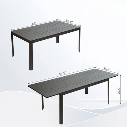 Outdoor Expandable Dining Table