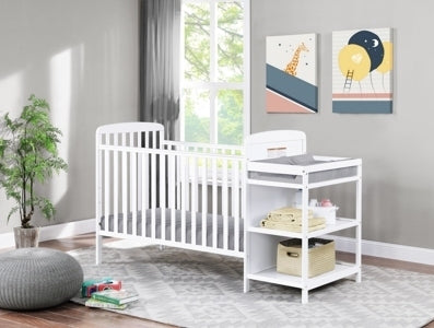 Ramsey 3-in-1 Convertible Crib and Changer White