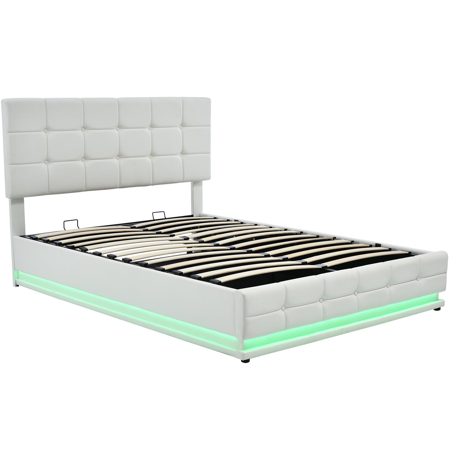 Derek Queen Bed (white)