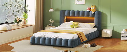 Tululla Queen Bed (blue)