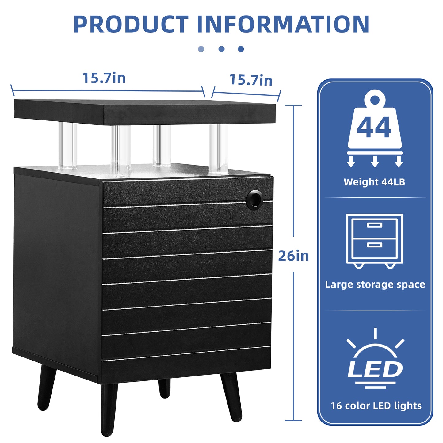 Wanna LED Nightstand