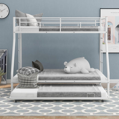 Twin over Full Bed with Sturdy Steel Frame