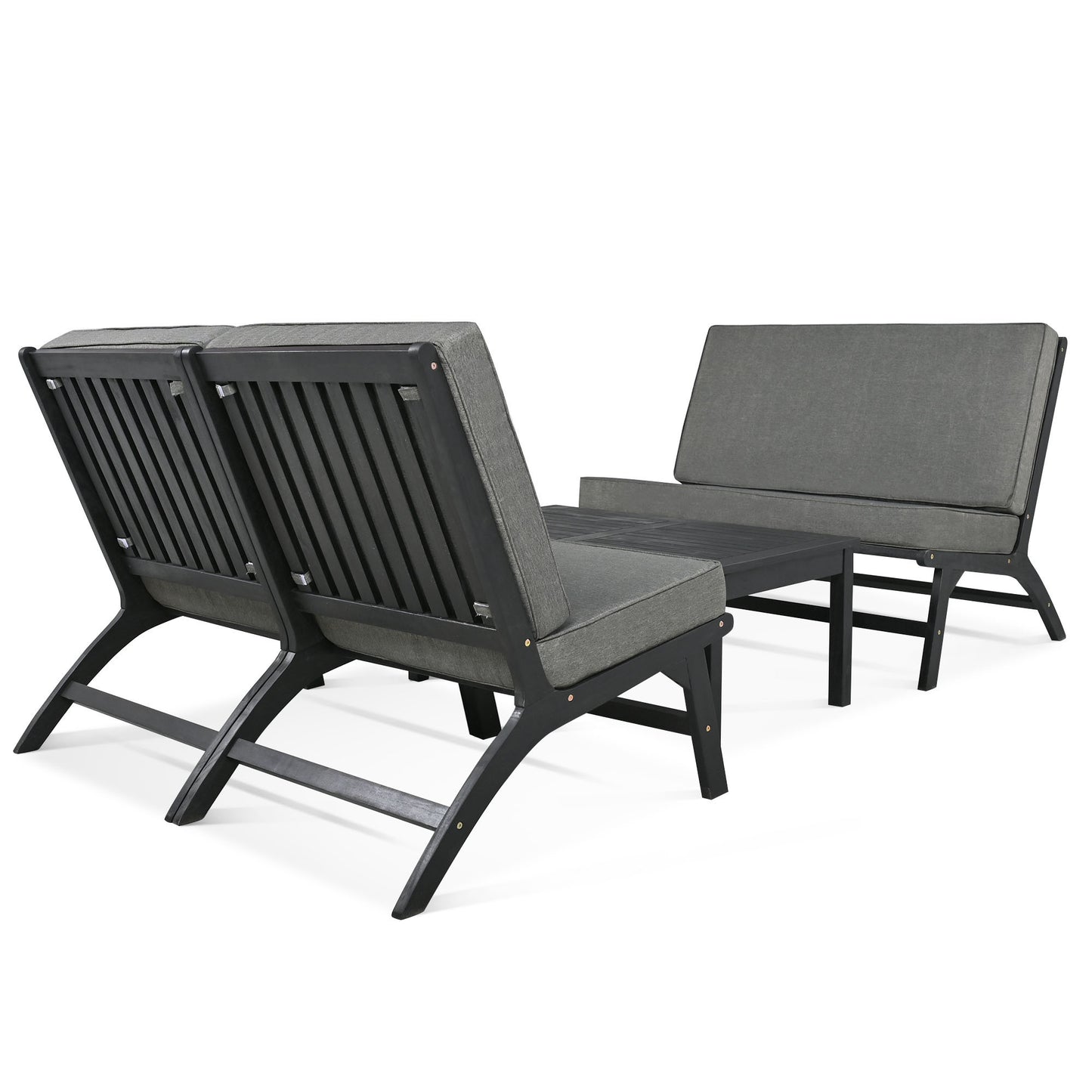 GO 4-Piece V-shaped Seating Set