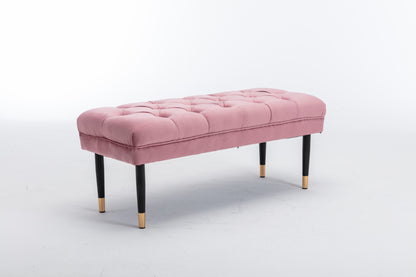 Conrad Bench (velvet pink)