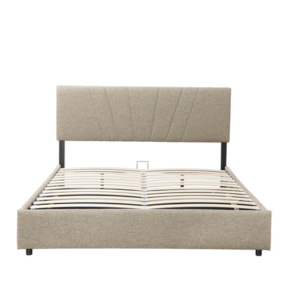 Ava Full Bed (beige)