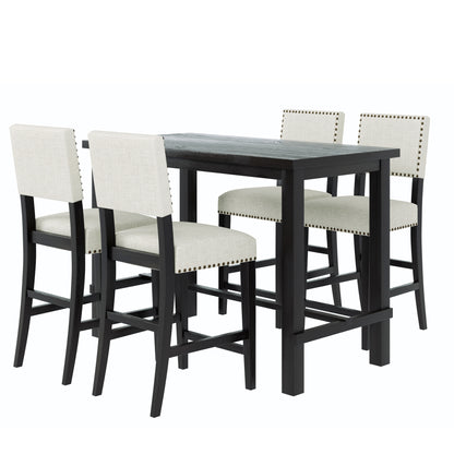 Sam 5-Piece Counter Height Dining Table