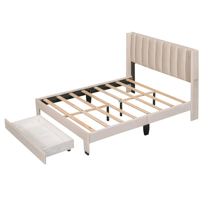 Hava Full Bed (beige)