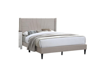 Sunny Queen Bed (light brown)