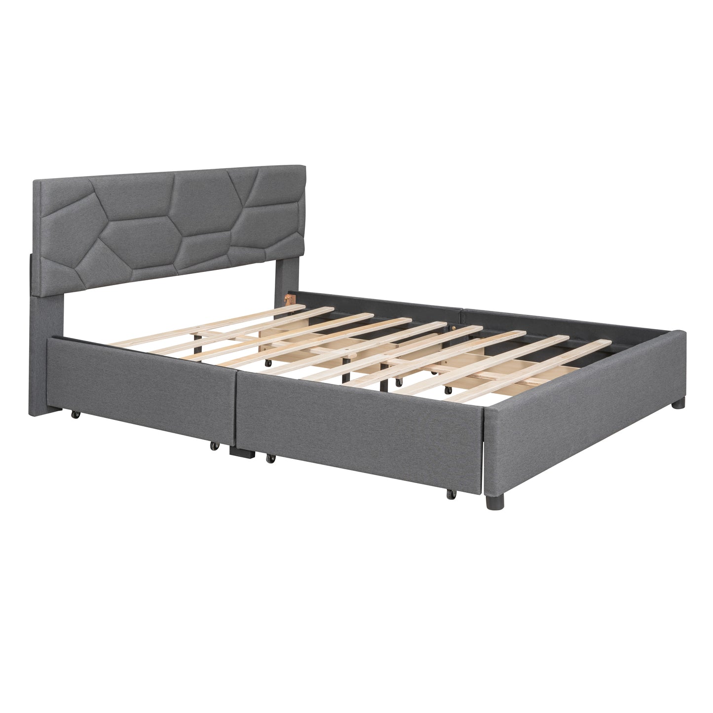 Maia Queen Bed (gray)