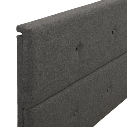 Diamond Storage Queen Bed (gray)