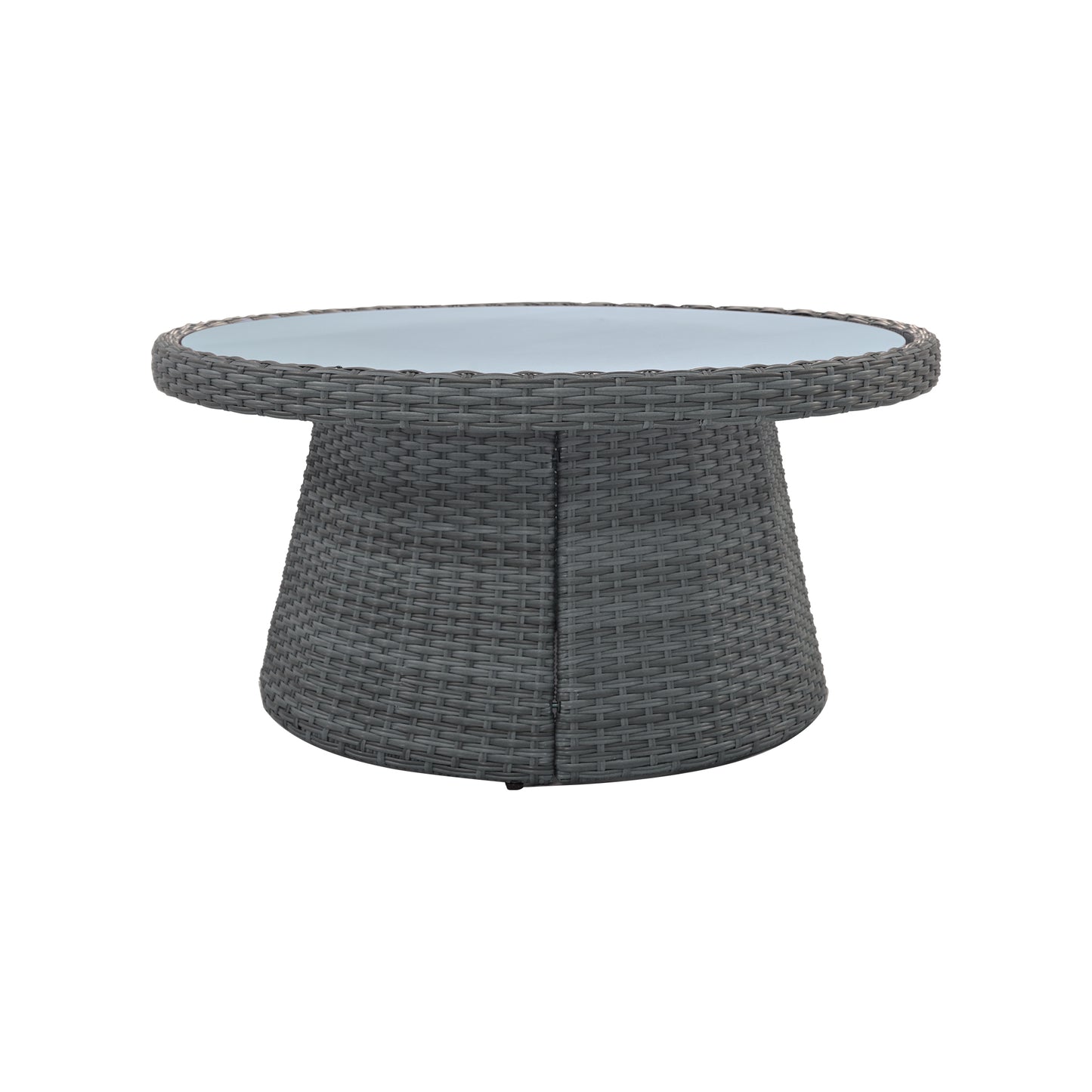 10-Piece Outdoor Sectional Half Round (light gray)