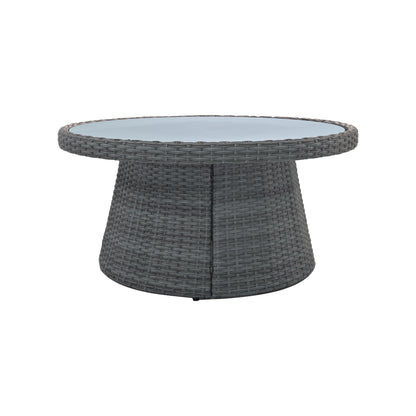 10-Piece Outdoor Sectional Half Round (light gray)