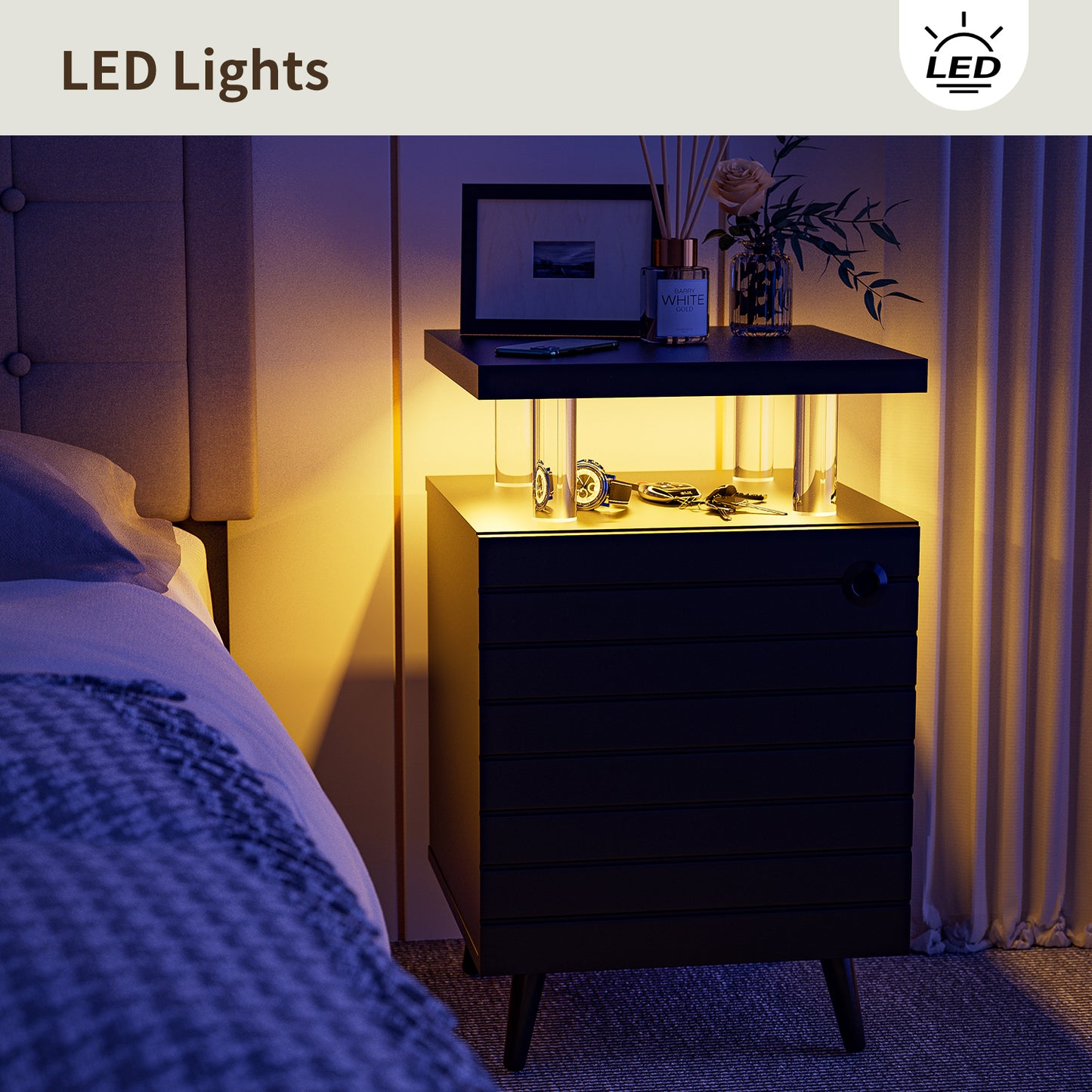 Wanna LED Nightstand