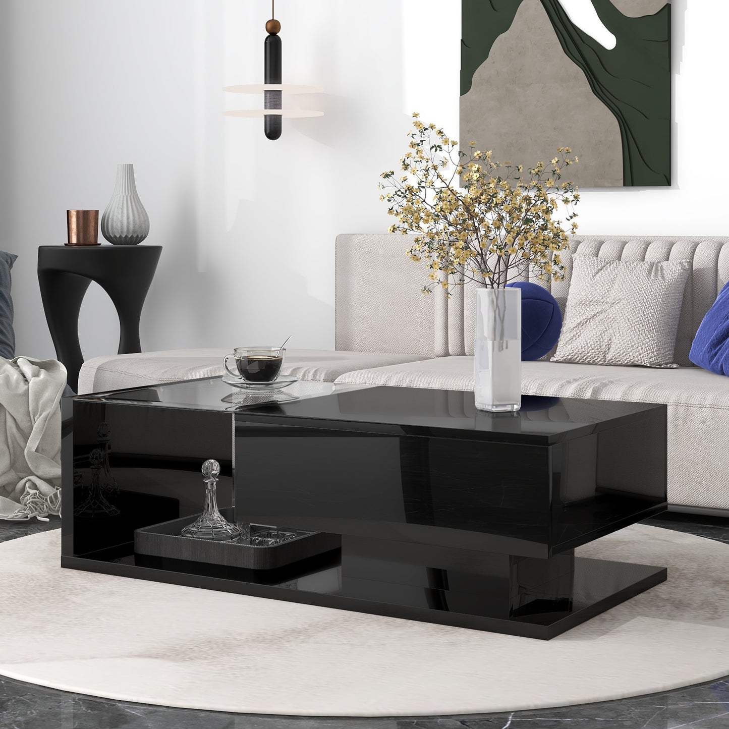 Iris Coffee Table (black)