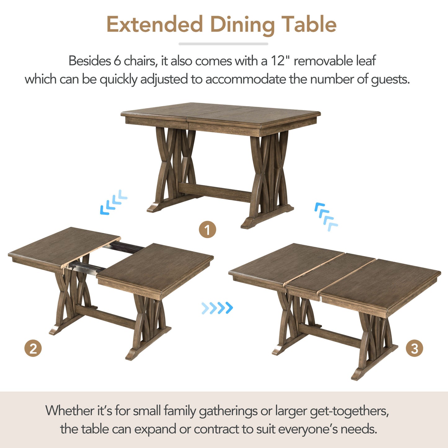 Farley 7 Piece Dining Table Set