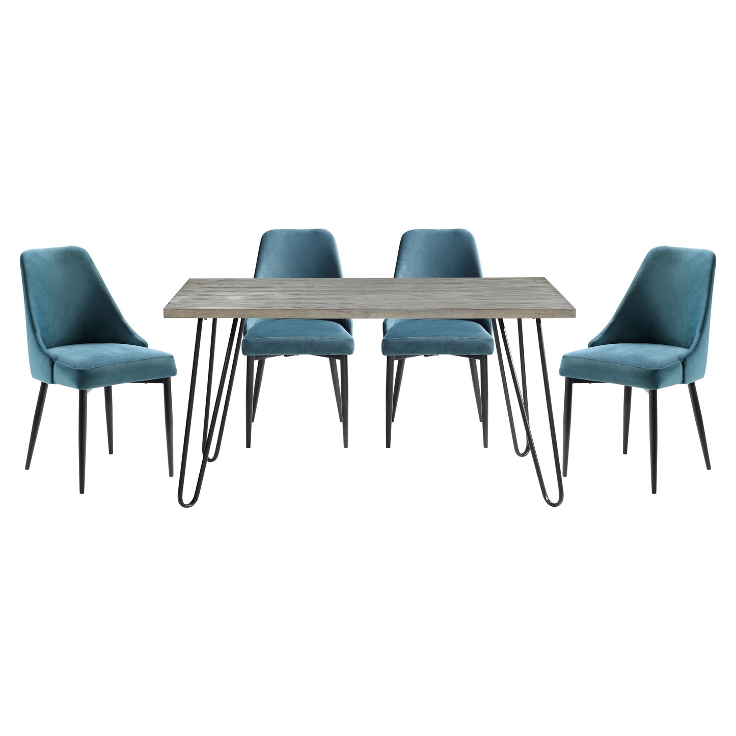 Melbourne Blue 5 Piece Dining Table Set