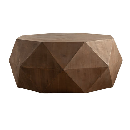 38"Three-dimensional Embossed Coffee Table