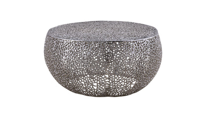 Web Oval 32 Coffee Table (silver)