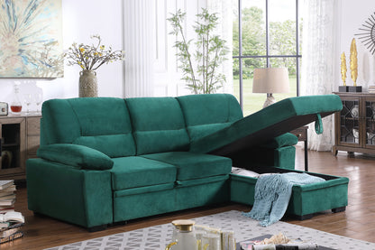 Kipling Velvet Sectional Sofa