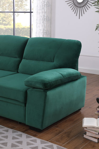 Kipling Velvet Sectional Sofa