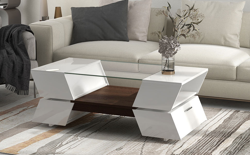 Avo Shelf Coffee Table (white)