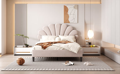 Flower Full Bed (beige)