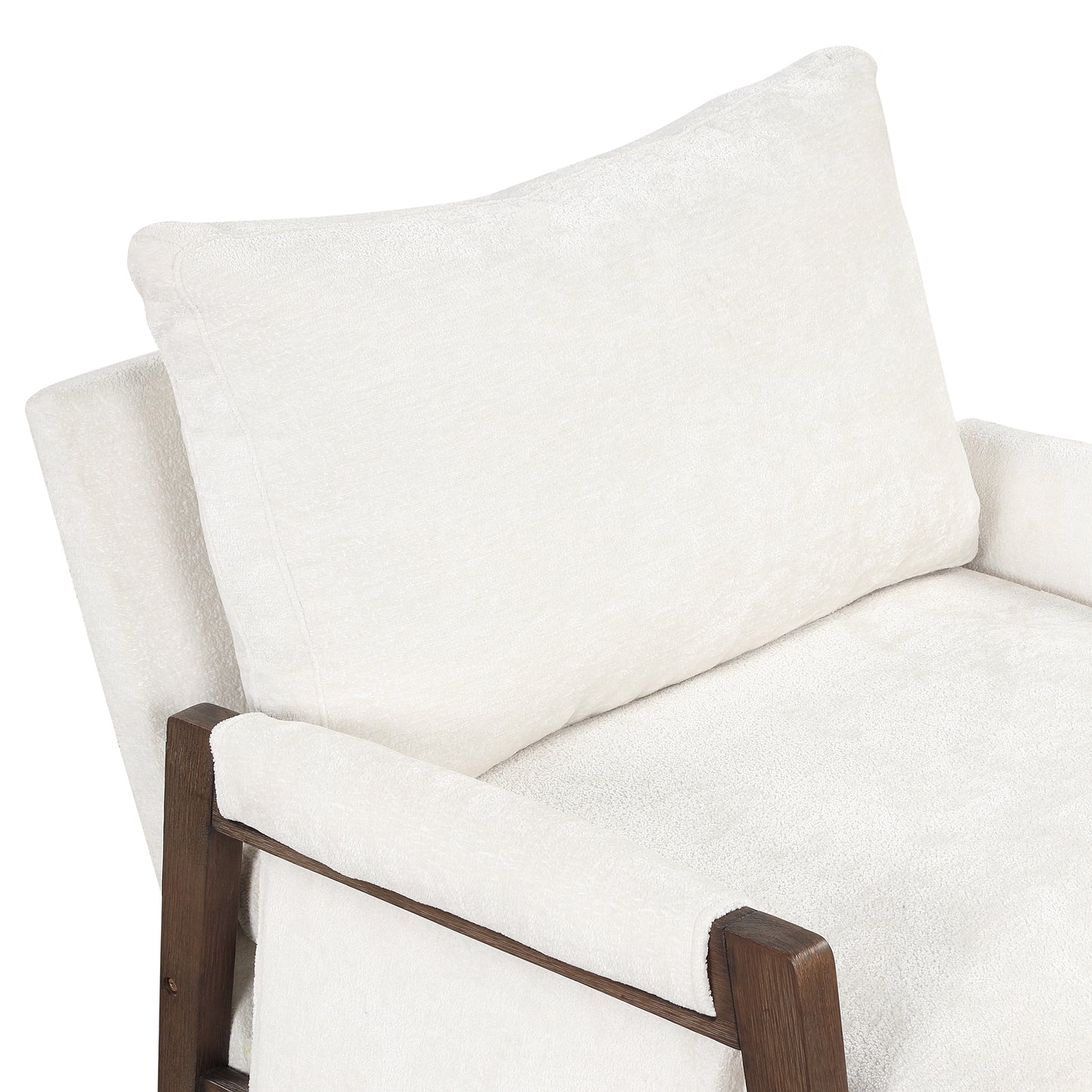 Malibu White Accent Chair