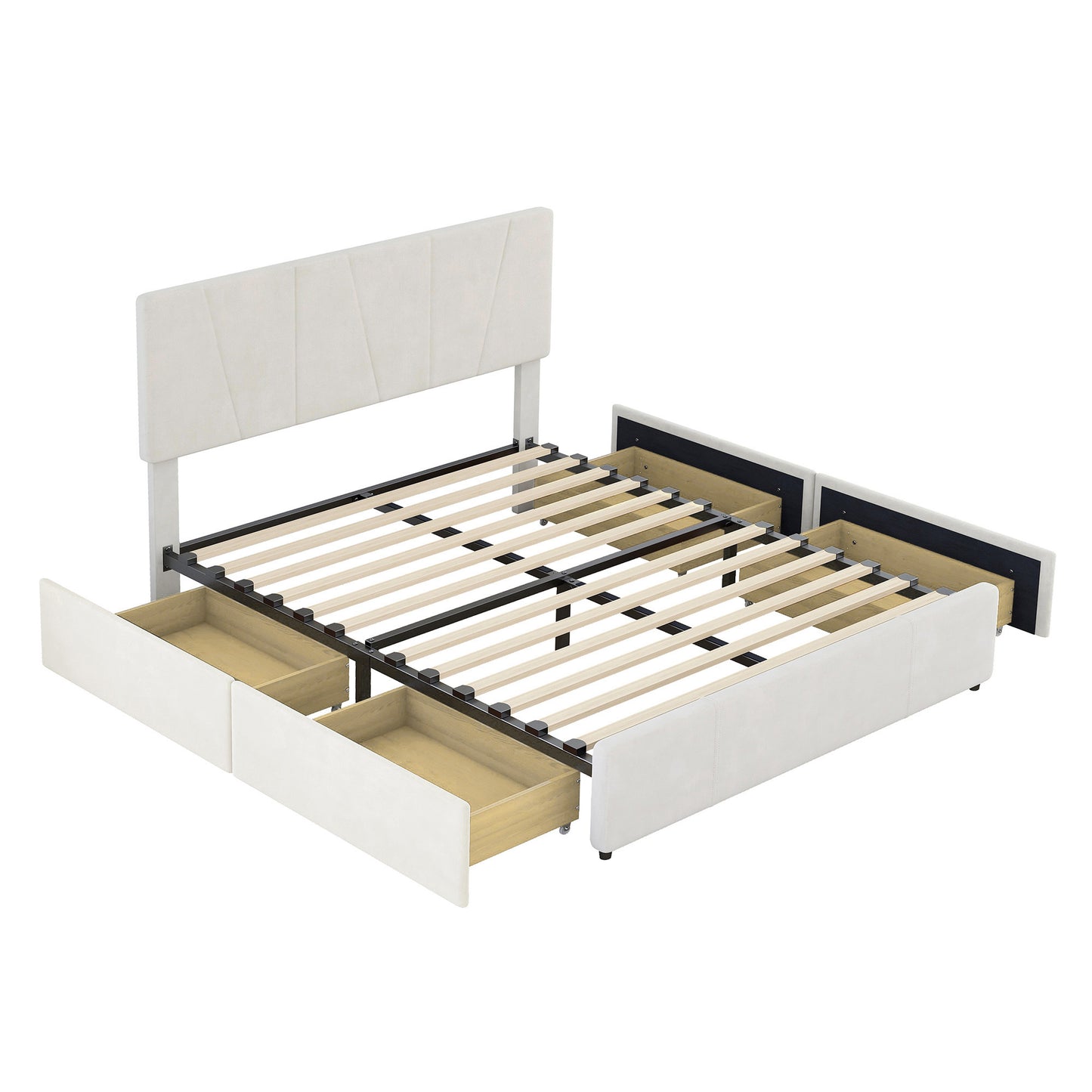 Eco Storage Full Bed (beige)