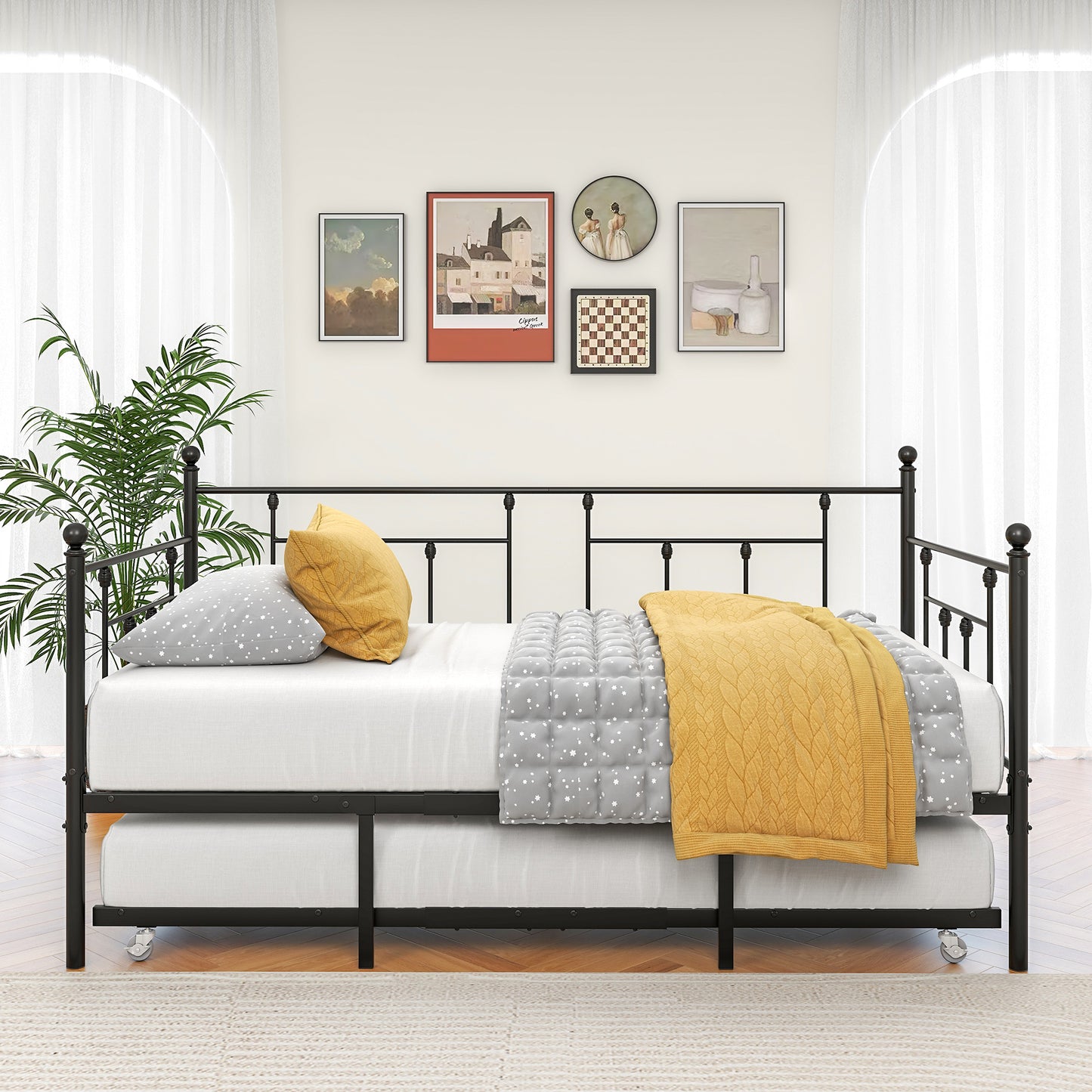 Metal Black Daybed Frame (twin)