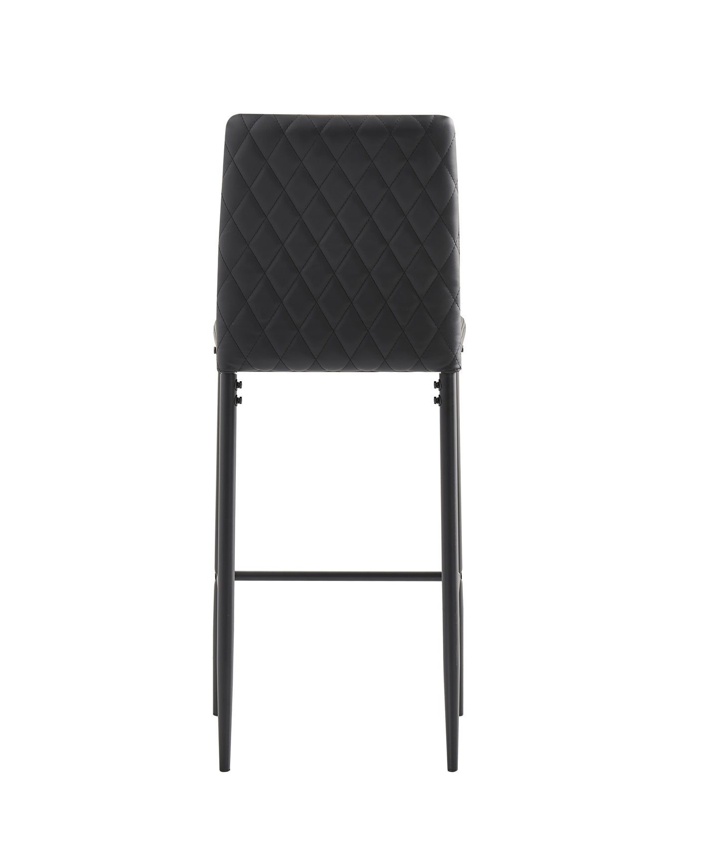 Leather Diamond Back Bar Stools Set of 2