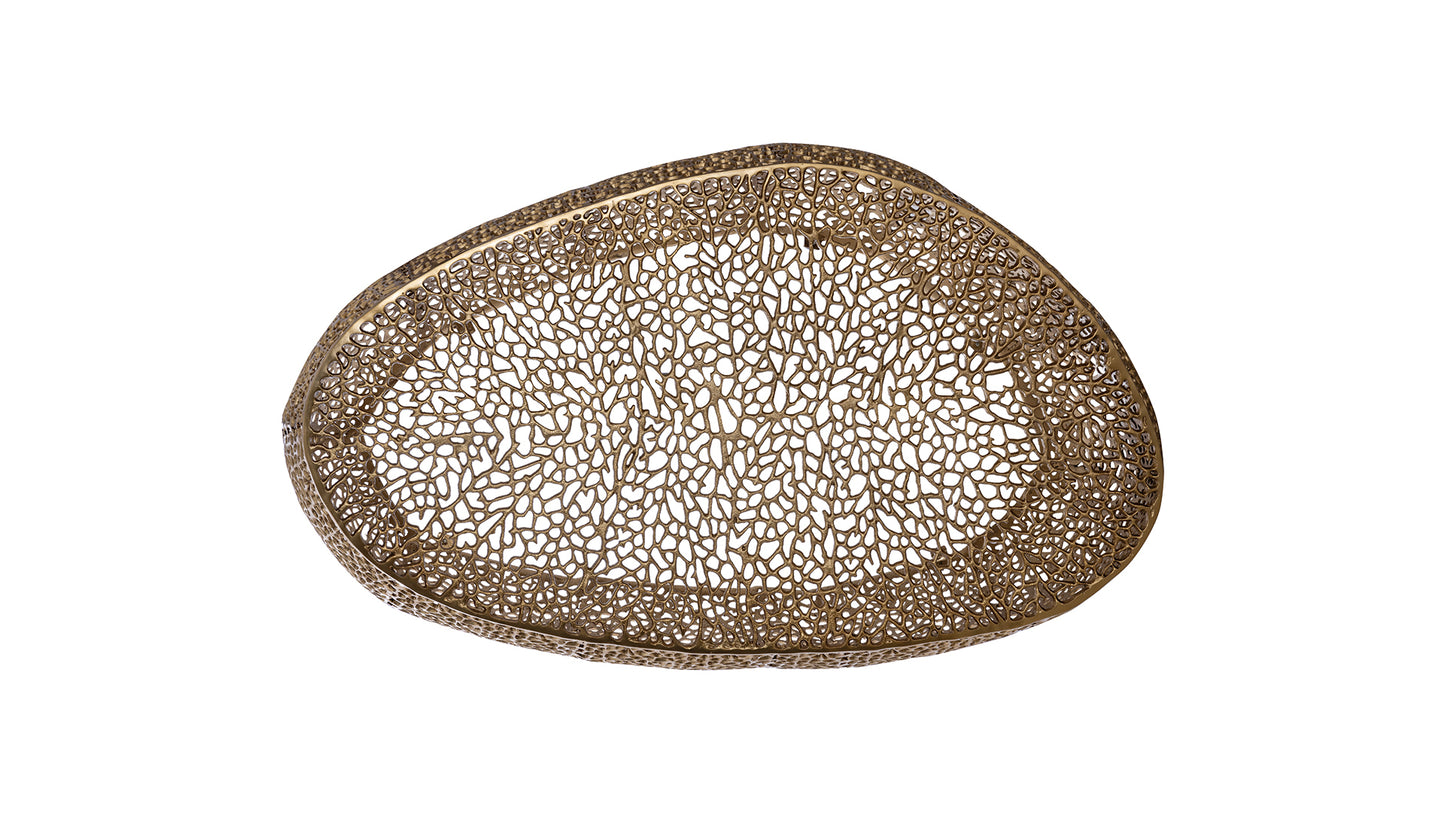 Web Oval 50 Coffee Table (gold)