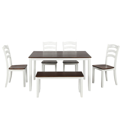 Ivory 6-Piece Dining Table