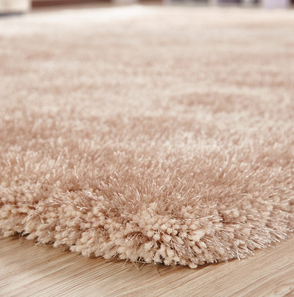 Chubby Shaggy Beige Area Rug 8X11