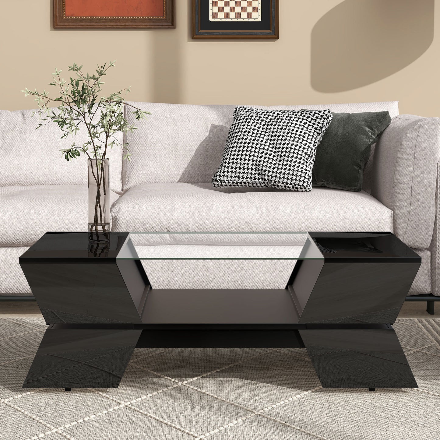 Avo Shelf Coffee Table (black)