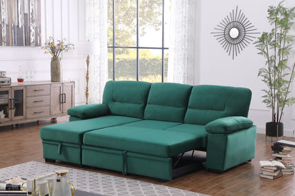 Kipling Velvet Sectional Sofa