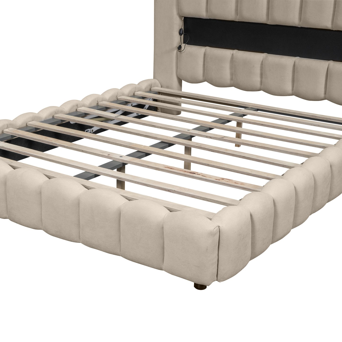 Tululla Queen Bed (beige)