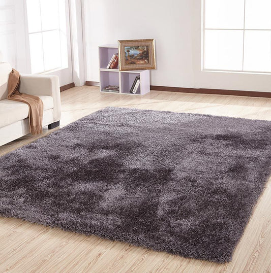 Chubby Shaggy Gray Area Rug 8X11