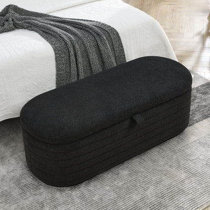 Alfie Storage Bench (teddy black)