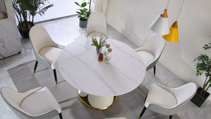 53" Modern Sintered Stone Dining Table