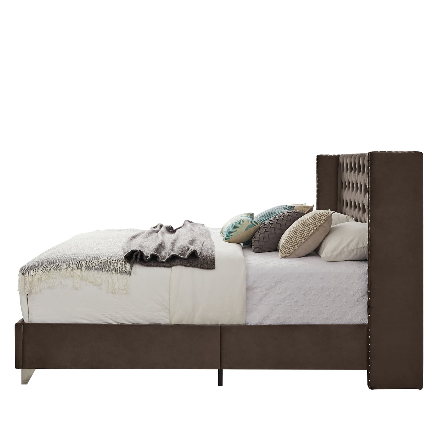 Caine King Bed (brown)